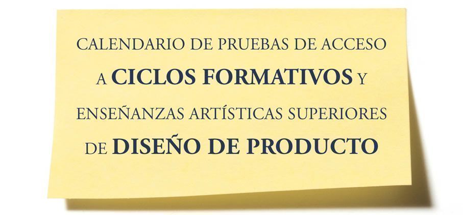 CALENDARIO PRUEBAS DE ACCESO JUNIO